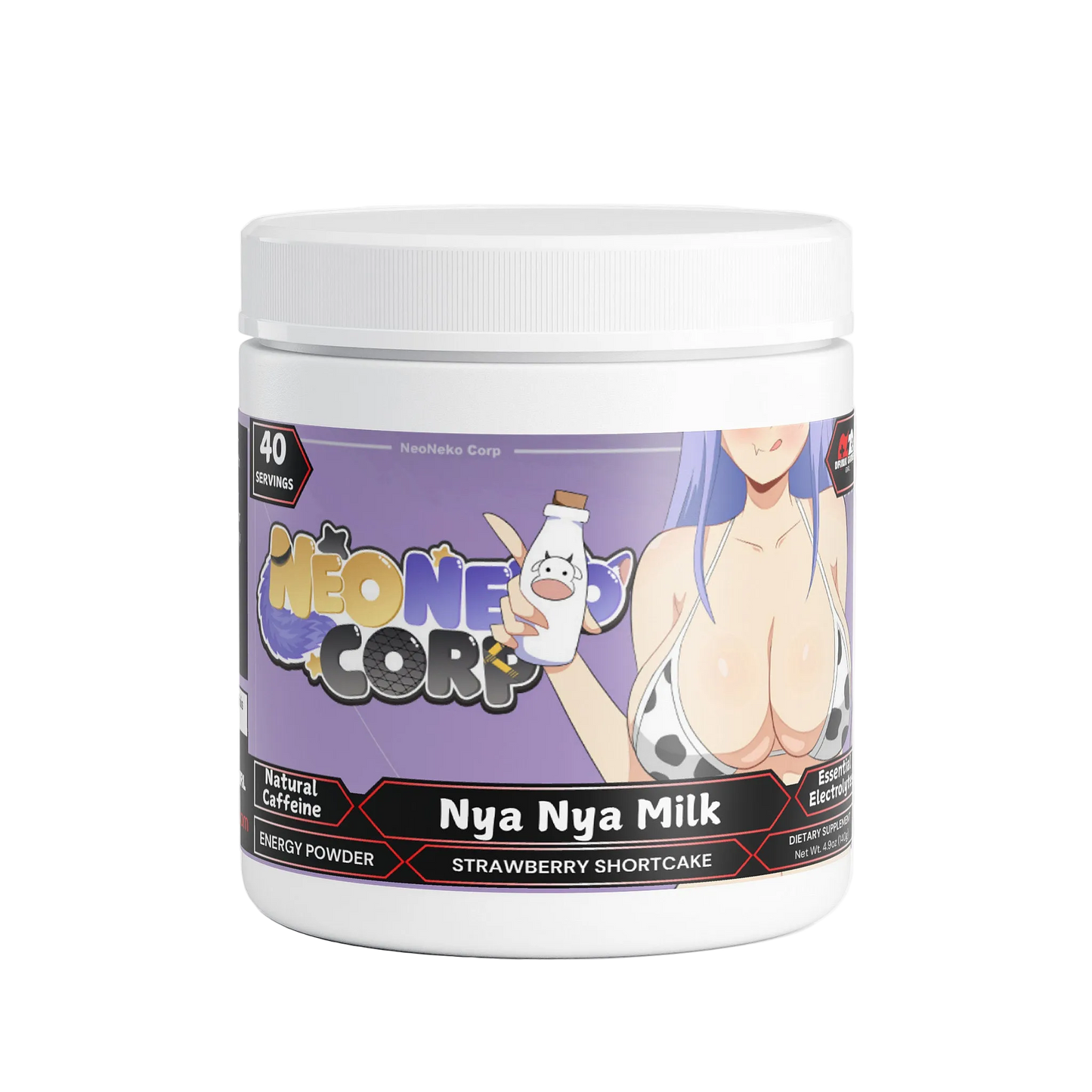 Neo Gray - Nya Nya Milk Energy Powder (Strawberry Shortcake)