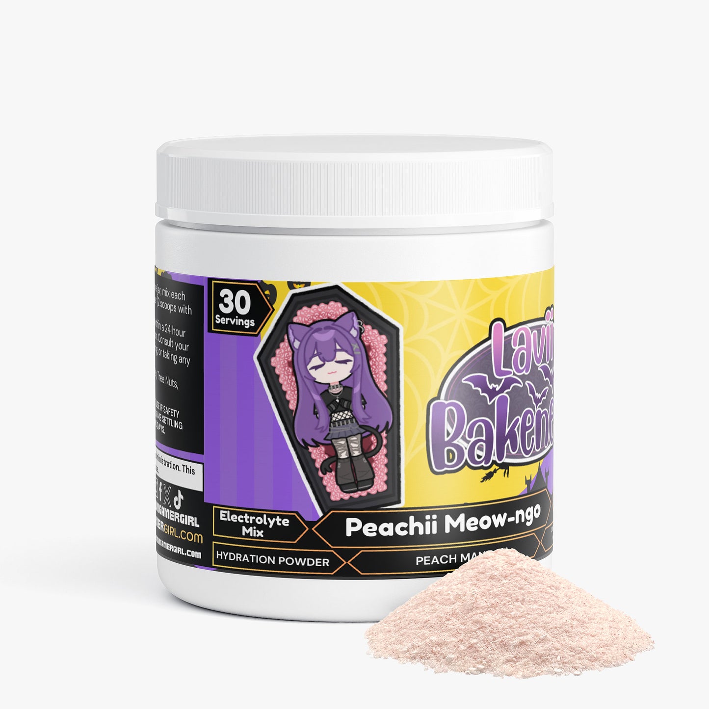 Lavii Bakeneko - Peachii Meow-ngo Hydration Powder (Peach Mango)