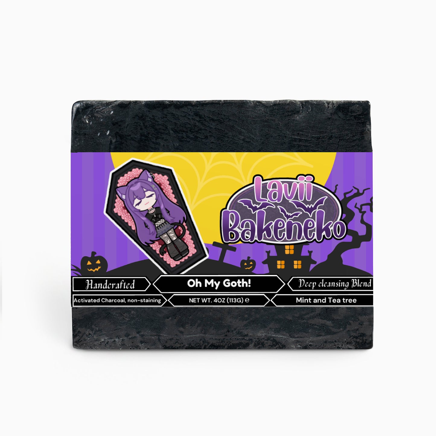 Lavii Bakeneko - Oh my Goth! Charcoal Soap