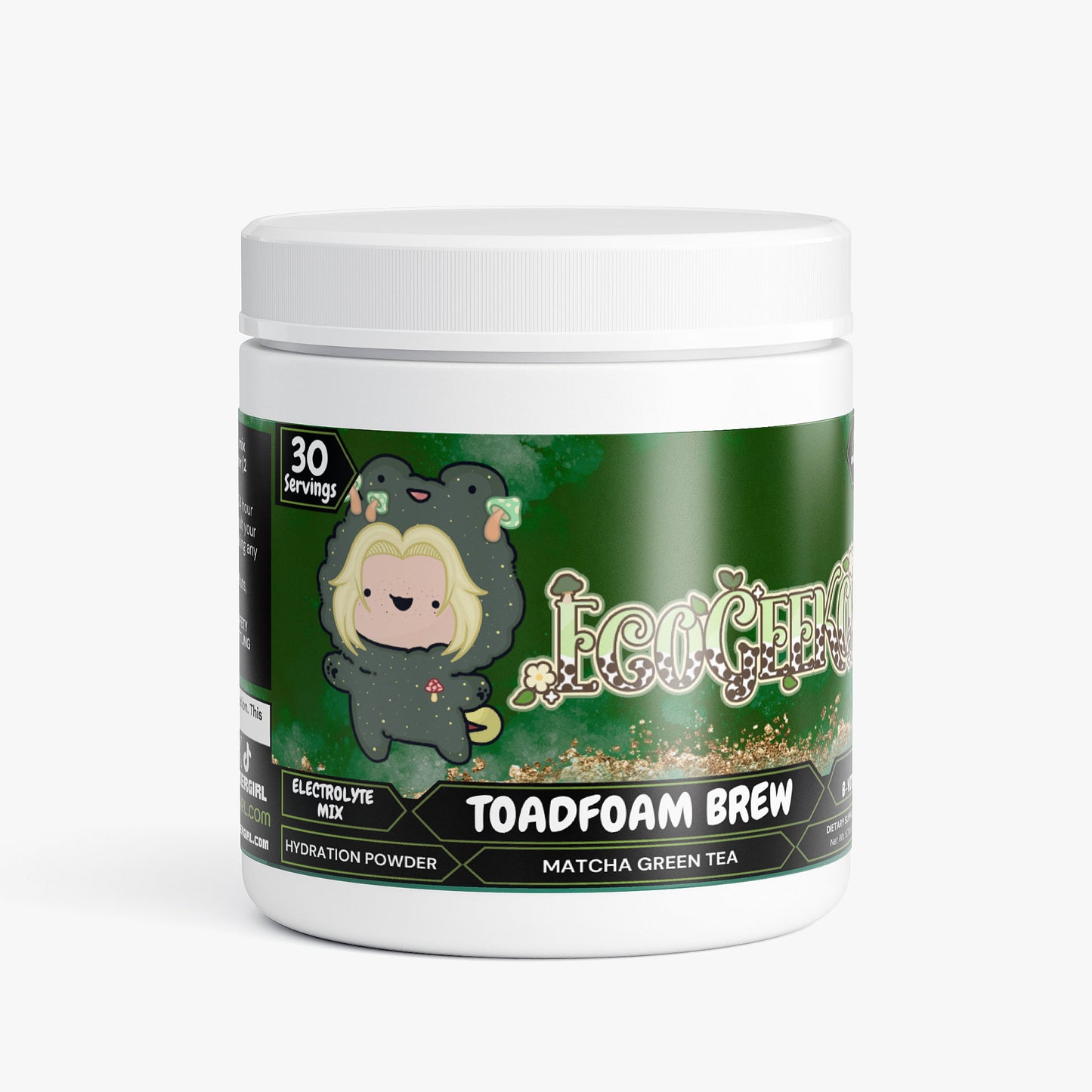 EcoGeeko - Toadfoam BrewHydration Powder (Matcha Green Tea)