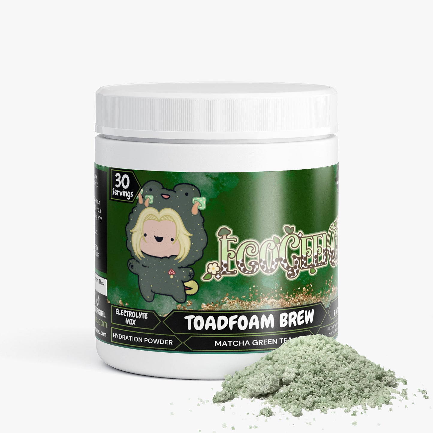 EcoGeeko - Toadfoam BrewHydration Powder (Matcha Green Tea)
