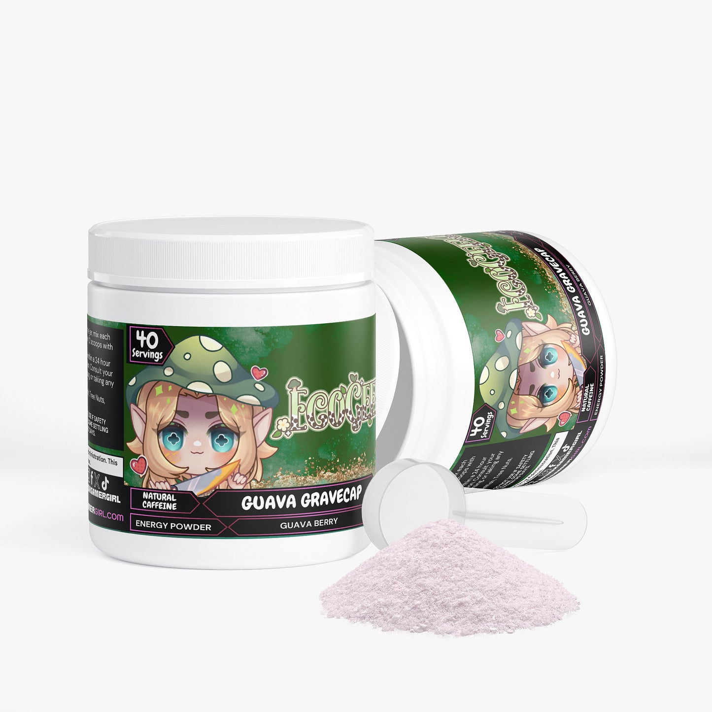 EcoGeeko - Guava Gravecap Energy Powder (Guava Berry)