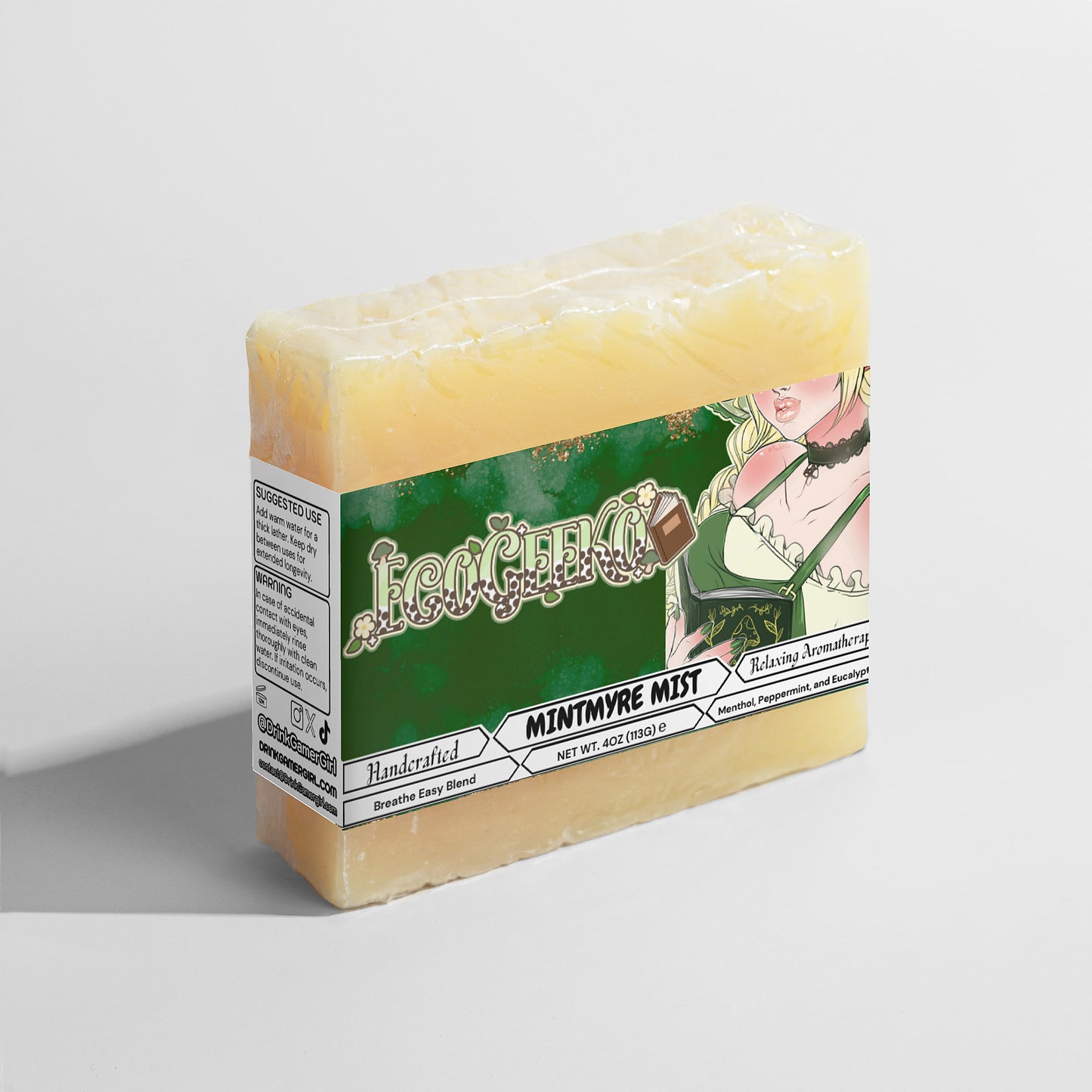 EcoGeeko - Mintmyre Mist Breathe Clear Soap