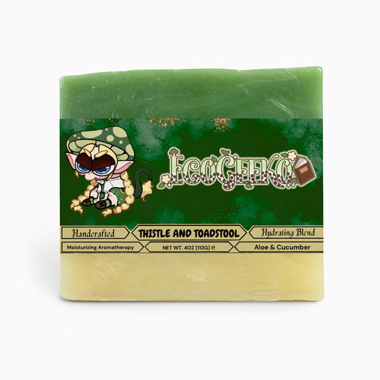 EcoGeeko - Thistle and Toadstool Aloe & Cool Cucumber Soap