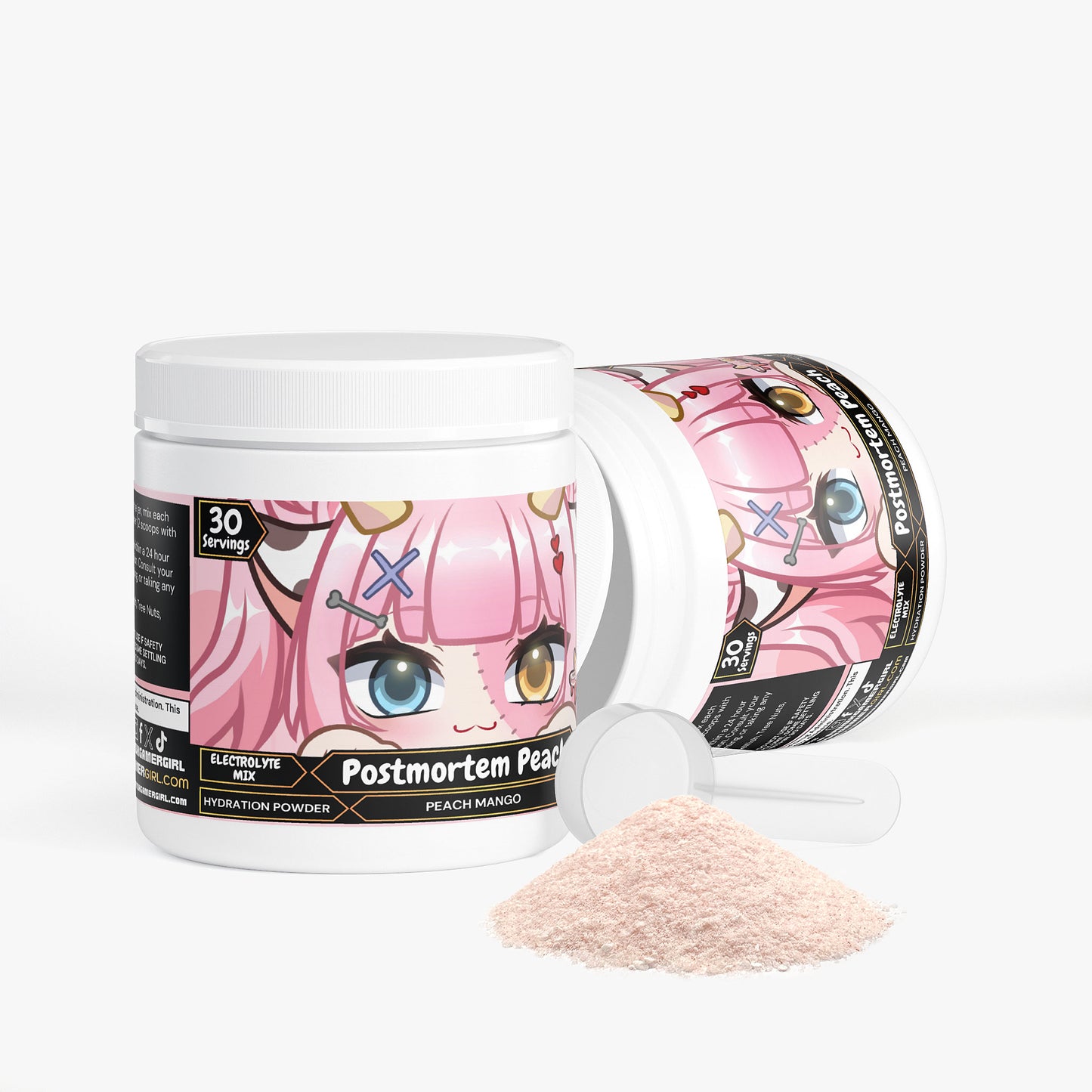 MoobieVT - Postmortem Peach Hydration Powder (Peach Mango)