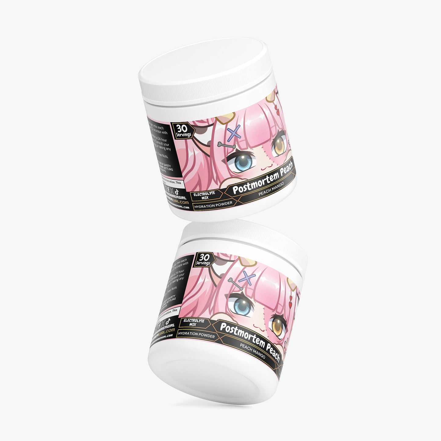 MoobieVT - Postmortem Peach Hydration Powder (Peach Mango)