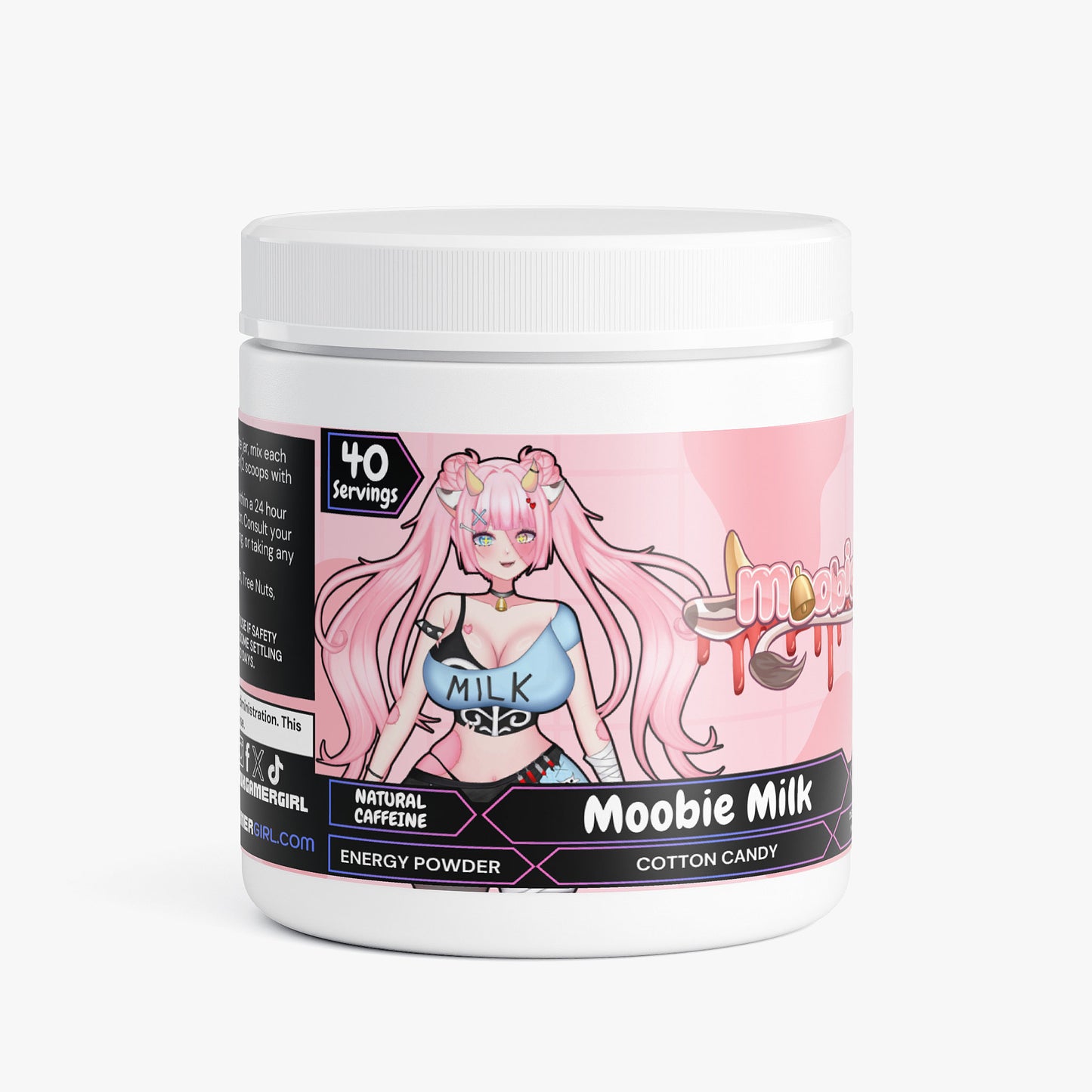 MoobieVT - Moobie Milk Energy Powder (Cotton Candy)