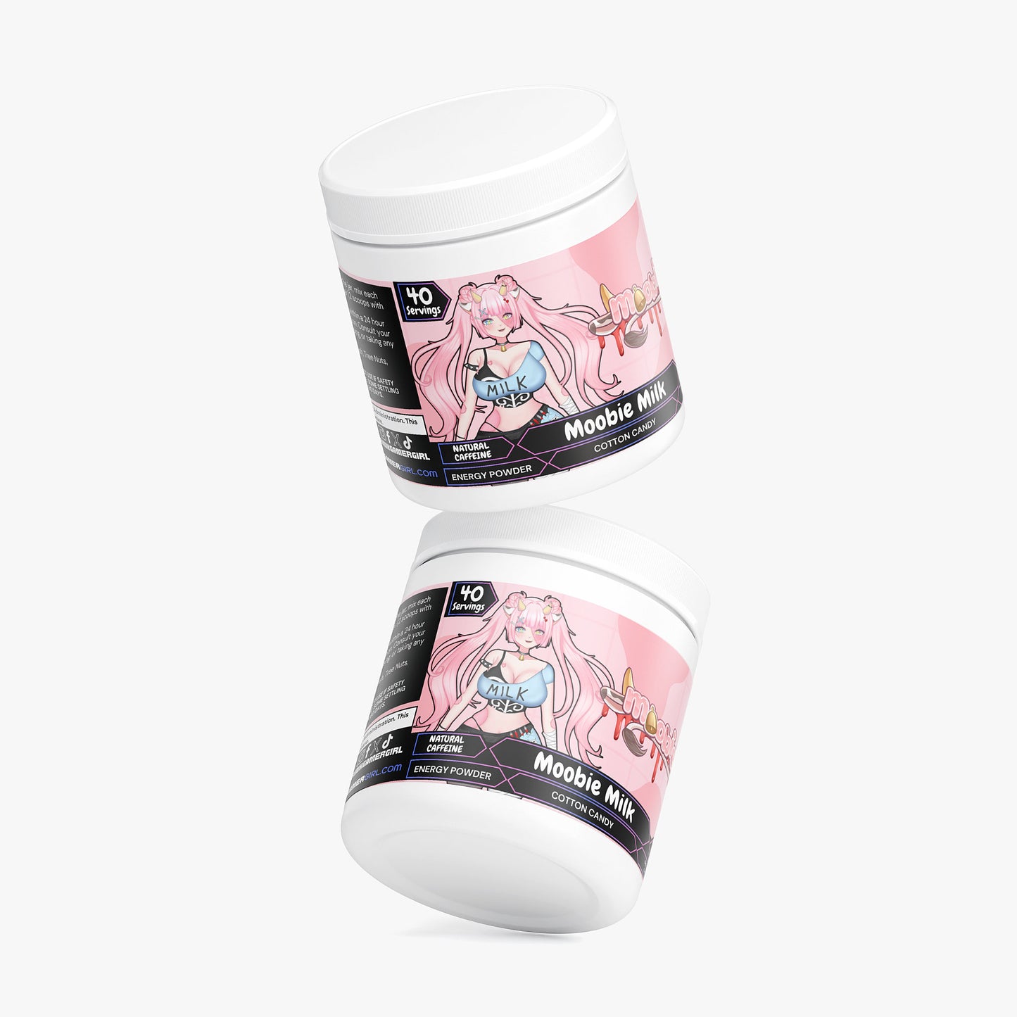 MoobieVT - Moobie Milk Energy Powder (Cotton Candy)