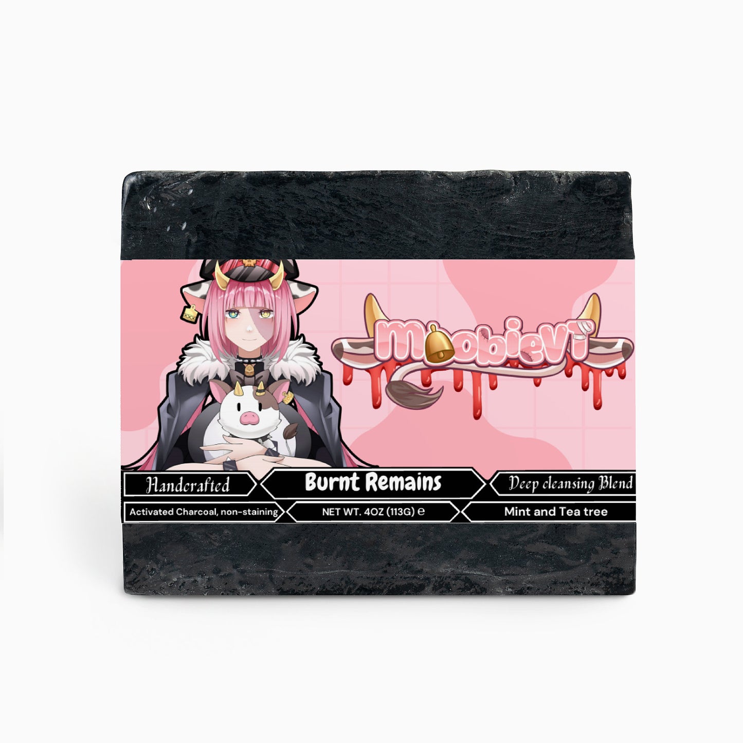 MoobieVT - Burnt Remains Charcoal Soap