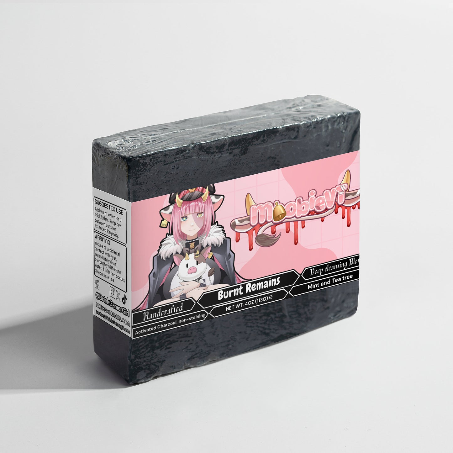 MoobieVT - Burnt Remains Charcoal Soap