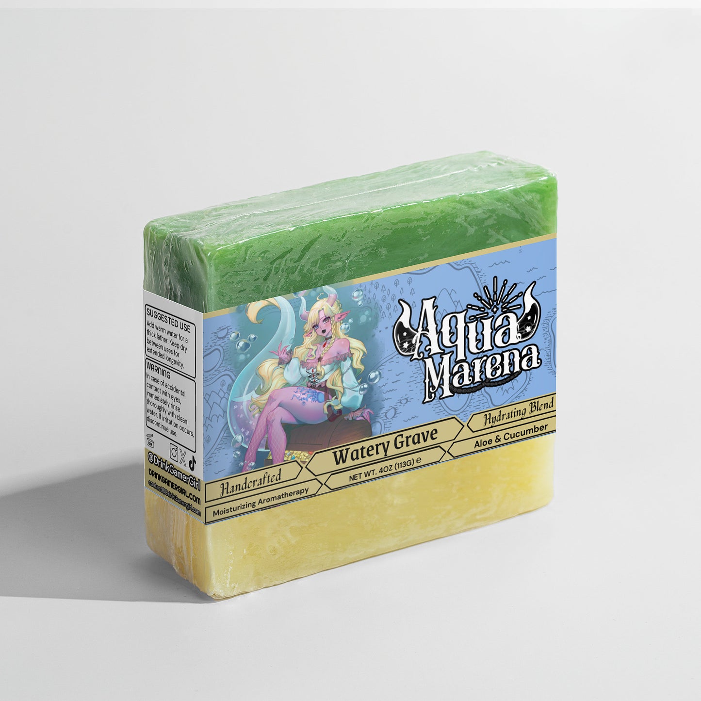 Aqua Marena - Watery Grave Aloe & Cool Cucumber Soap
