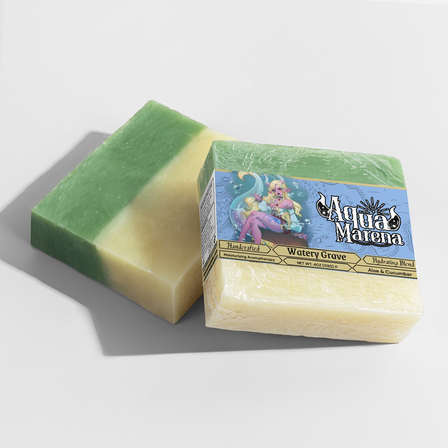 Aqua Marena - Watery Grave Aloe & Cool Cucumber Soap