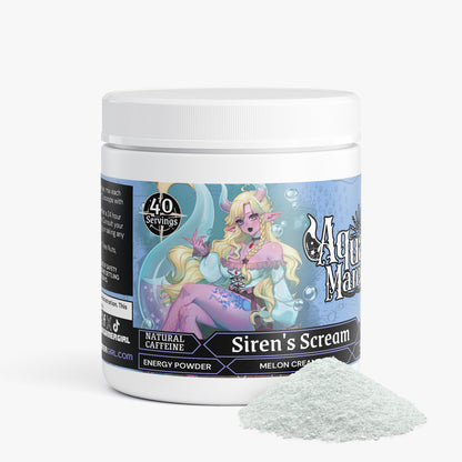 Aqua Marena - Siren's Scream Energy Powder (Melon Creamsicle)