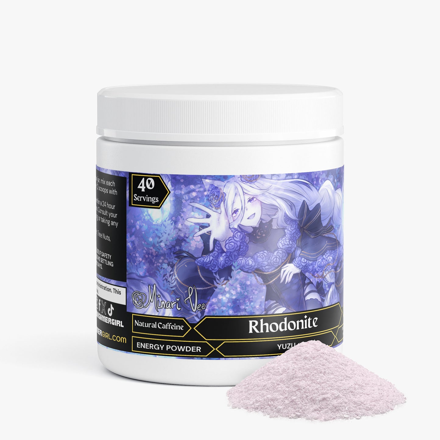 Minari_Vee - Rhodonite Energy Powder (Yuzu Flavor)