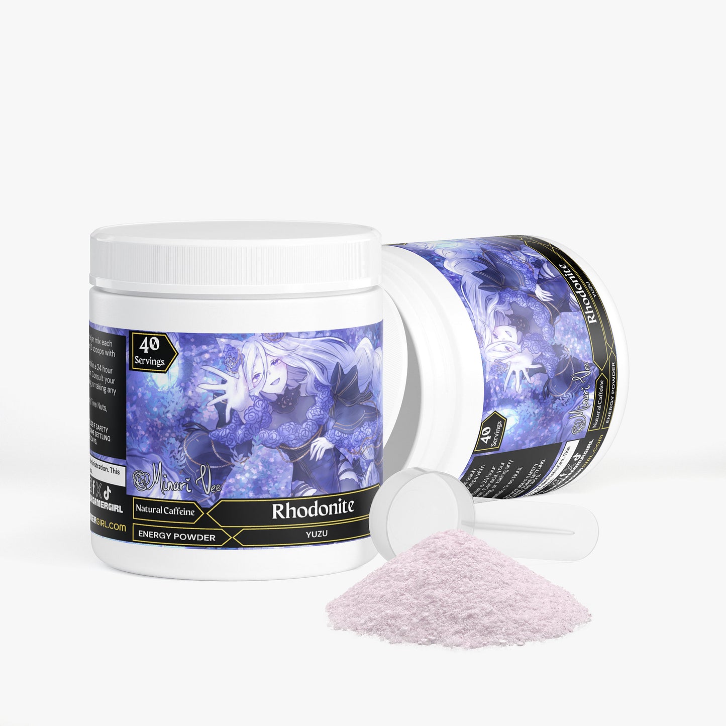 Minari_Vee - Rhodonite Energy Powder (Yuzu Flavor)