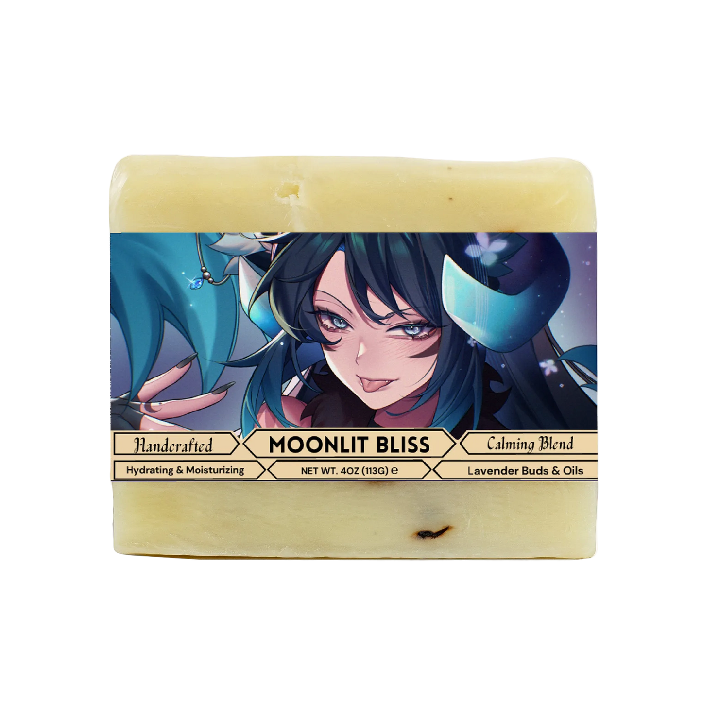 KitsuMoonvale - Moonlit Bliss Calming Lavender Soap