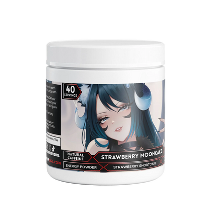KitsuMoonvale - Strawberry Mooncake Energy Powder (Strawberry Shortcake)
