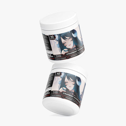 KitsuMoonvale - Strawberry Mooncake Energy Powder (Strawberry Shortcake)