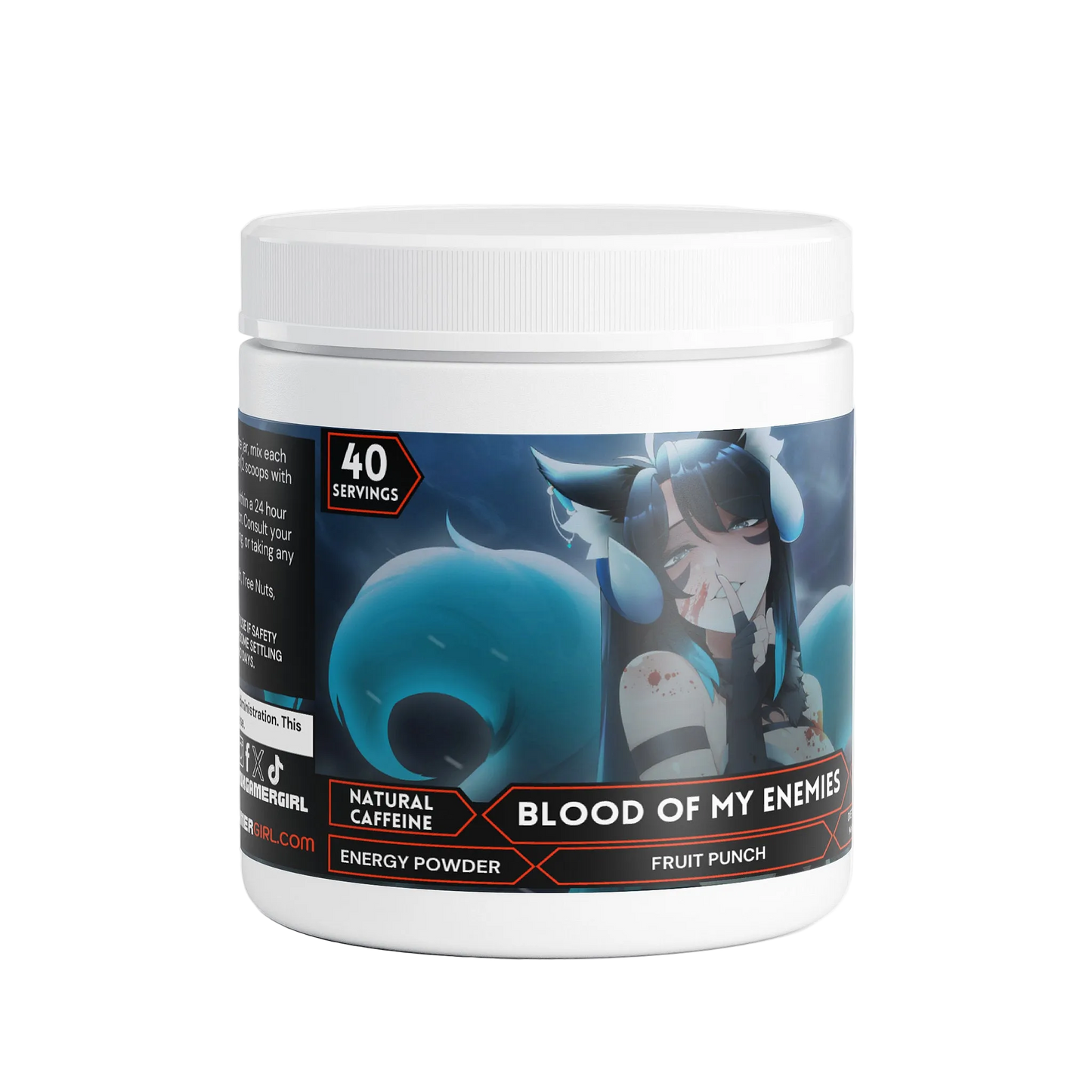 KitsuMoonvale - Blood of my Enemies Energy Powder (Fruit Punch)