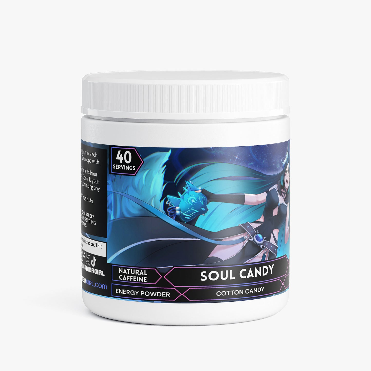 KitsuMoonvale - Soul Candy Energy Powder (Cotton Candy)