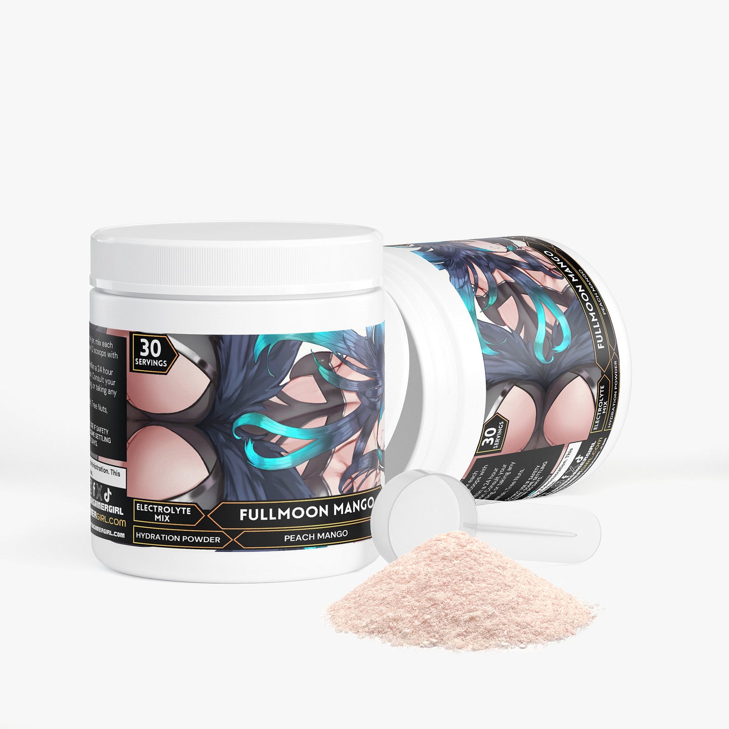 KitsuMoonvale - Fullmoon Mango Hydration Powder (Peach Mango)