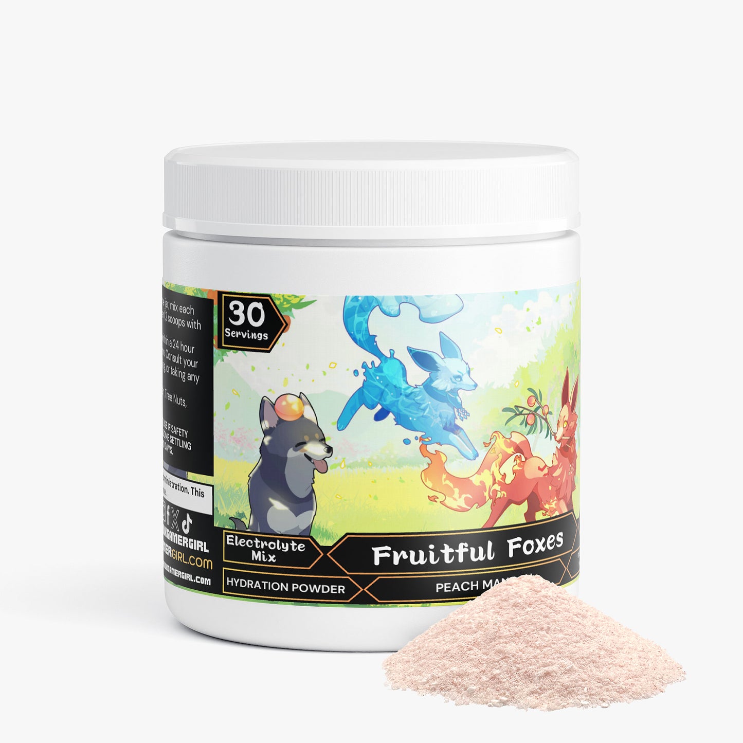 Shinobishii - Fruitful Foxes Hydration Powder (Peach Mango)