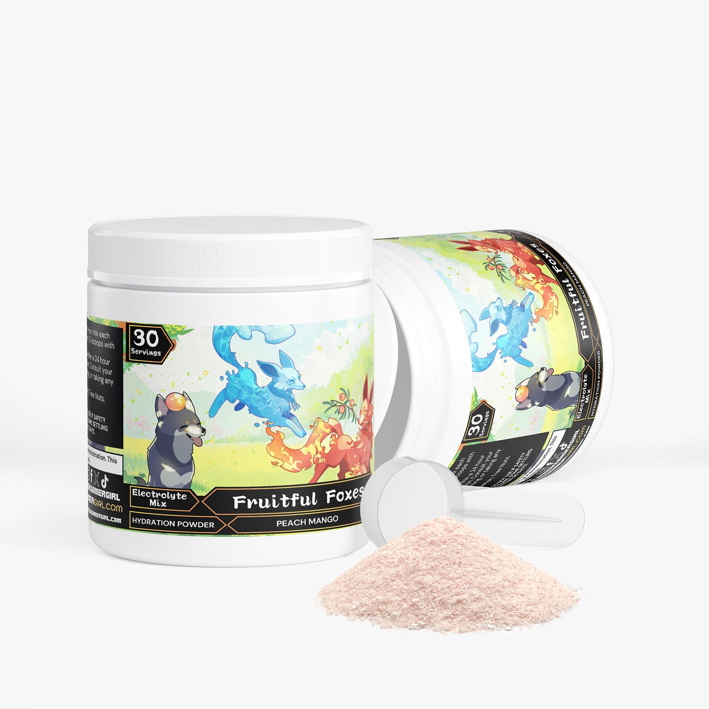 Shinobishii - Fruitful Foxes Hydration Powder (Peach Mango)