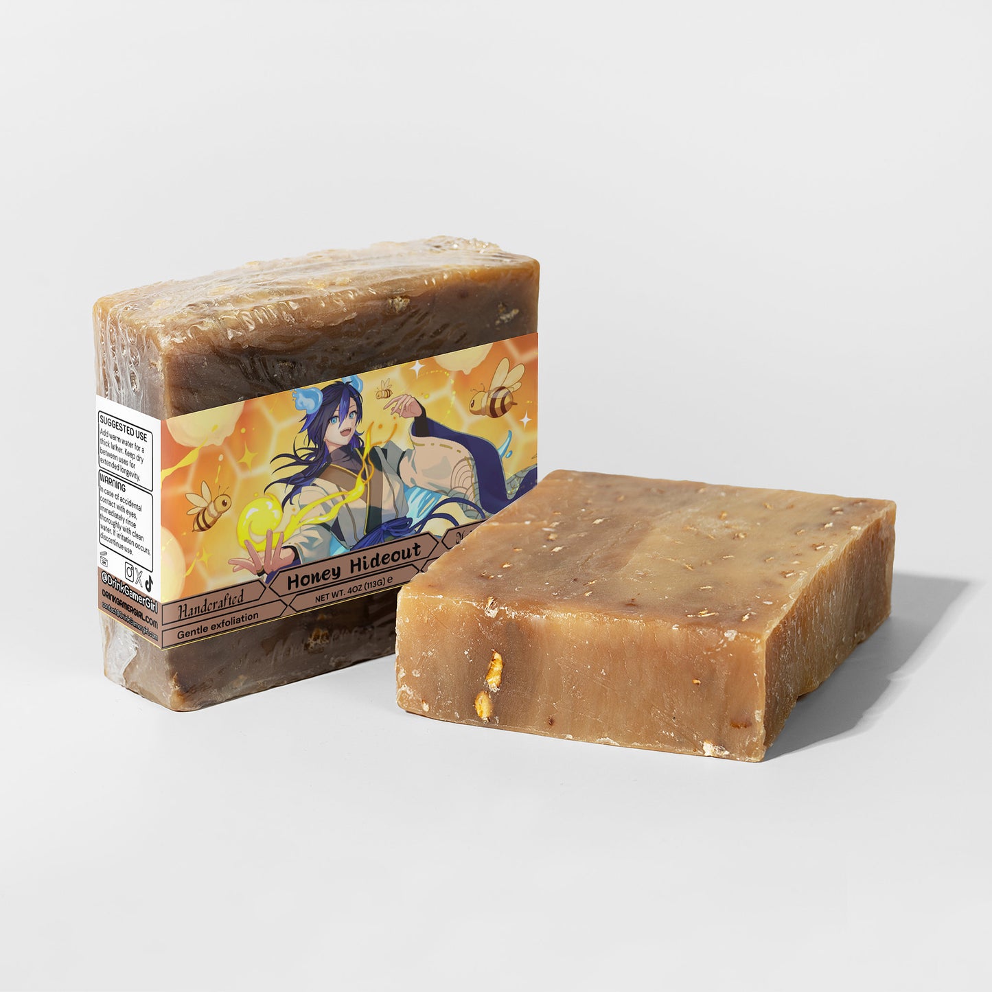 Shinobishii - Honey Hideout Oat Milk Honey Soap