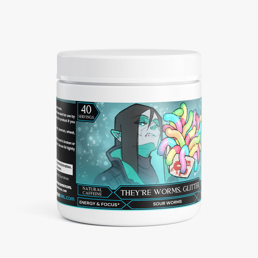 Pren - They're Worms, Glitter Focus Powder (Sour Worms)