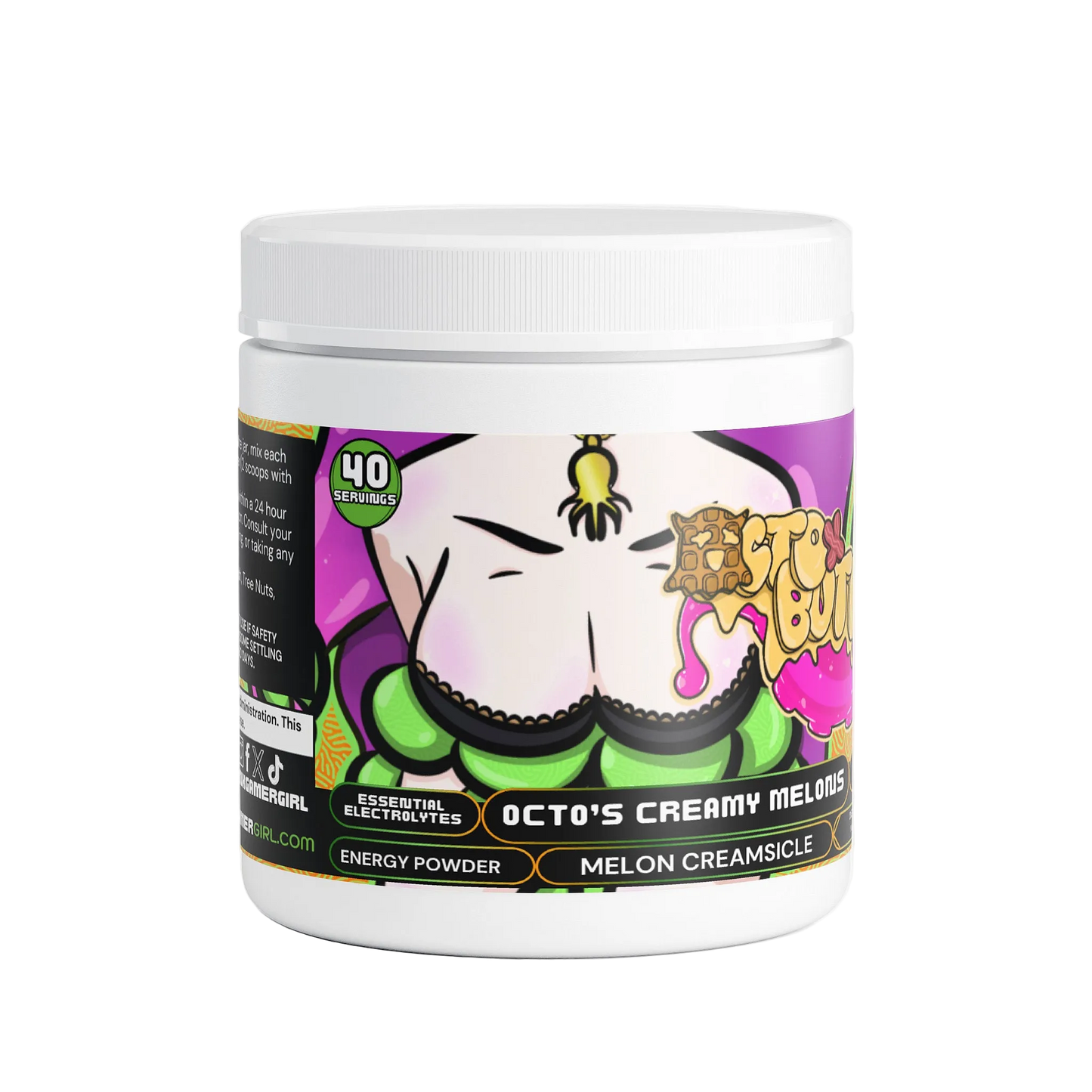 OctoxButter - Octo's Creamy Melons Energy Powder (Melon Creamsicle)