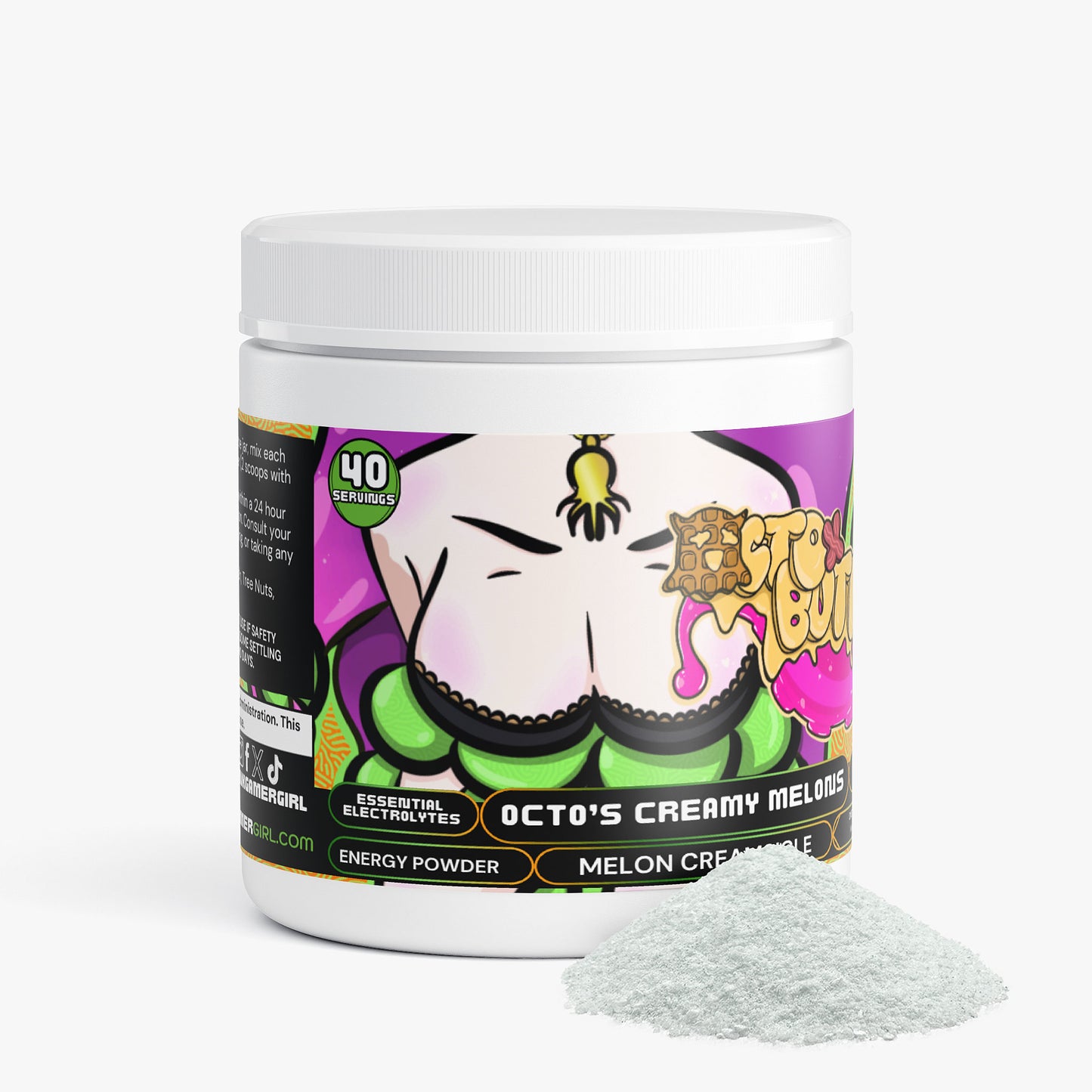 OctoxButter - Octo's Creamy Melons Energy Powder (Melon Creamsicle)