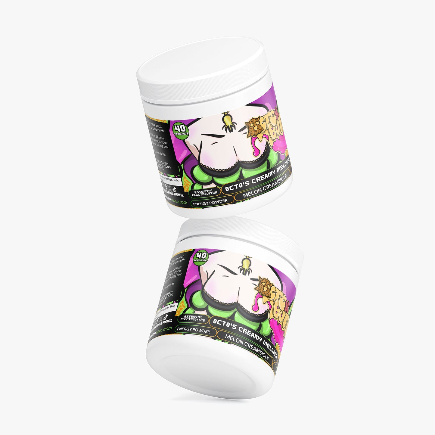 OctoxButter - Octo's Creamy Melons Energy Powder (Melon Creamsicle)