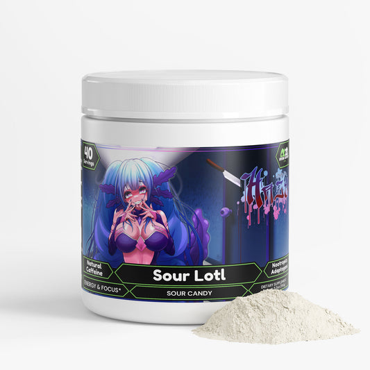 Hazy VT - Sour Lotl Focus Powder (Sour Candy)