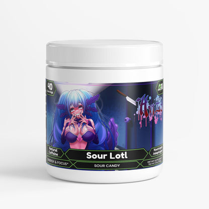 Hazy VT - Sour Lotl Focus Powder (Sour Candy)
