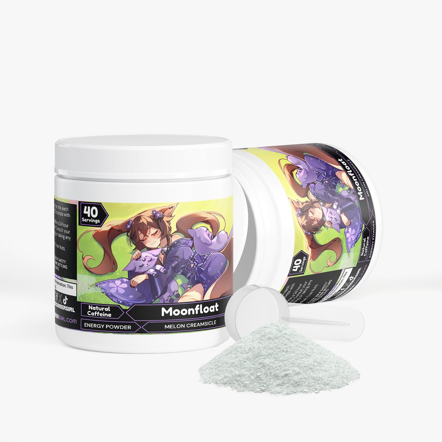 Akiphonic - Moonfloat Energy Powder (Melon Creamsicle)