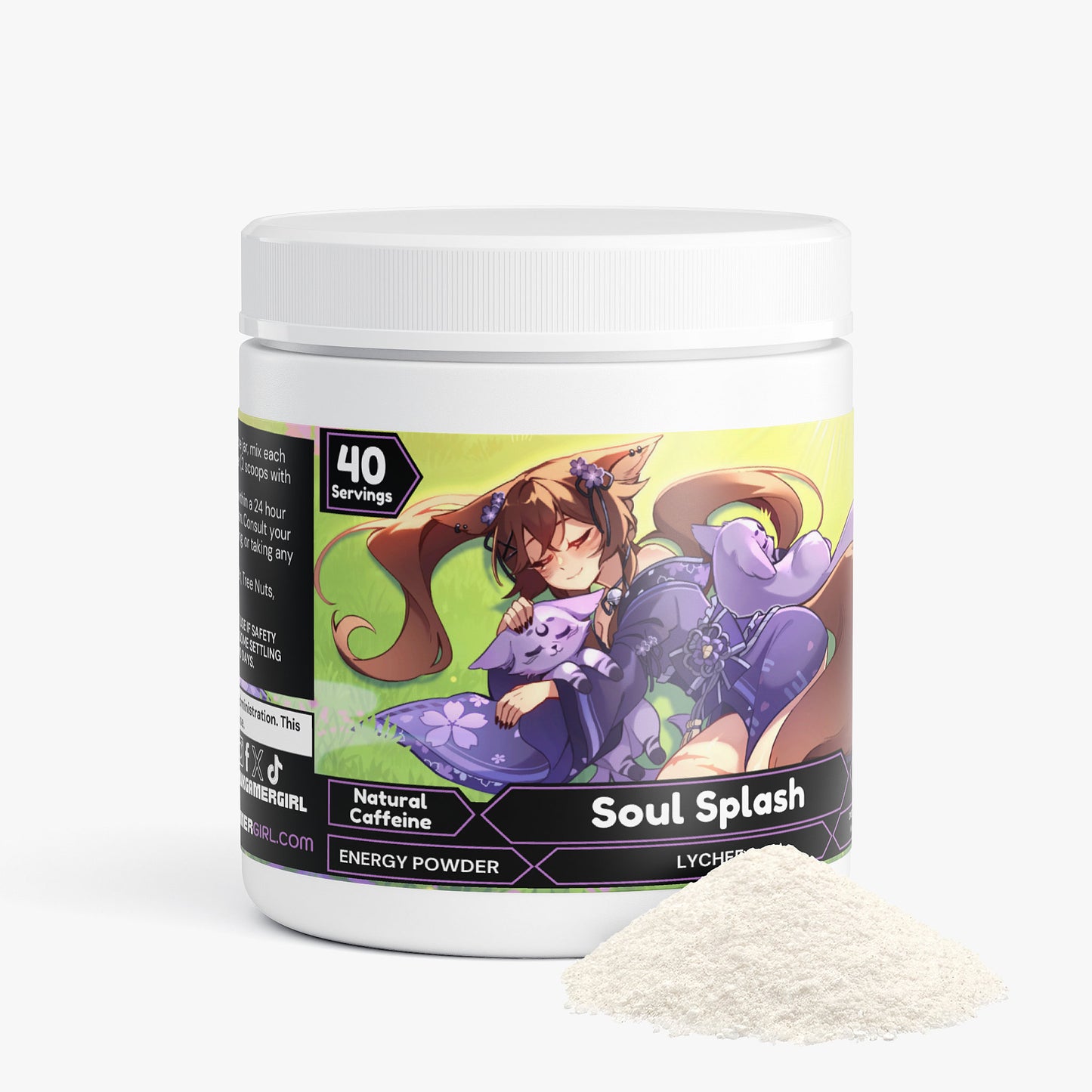 Akiphonic - Soul Splash Energy Powder (Lychee Energy)