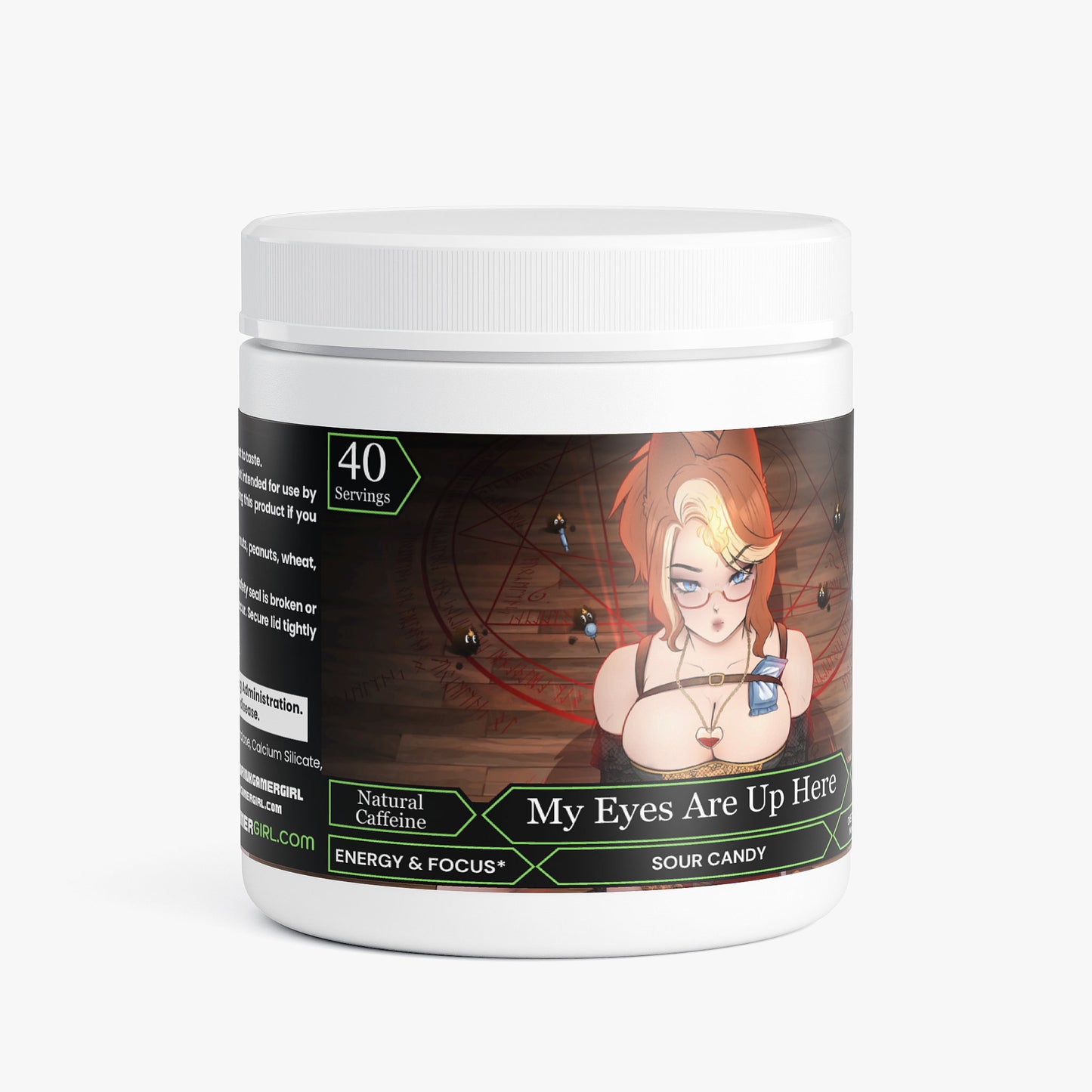 The Cursed Aya - My Eyes Are Up Here Focus Powder (Sour Candy)