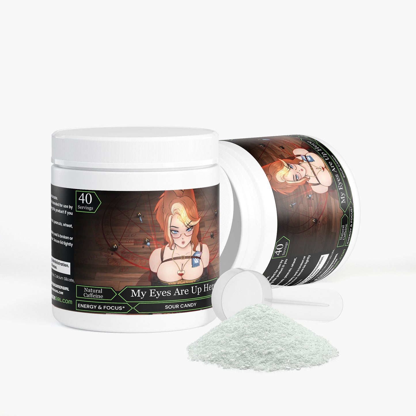 The Cursed Aya - My Eyes Are Up Here Focus Powder (Sour Candy)