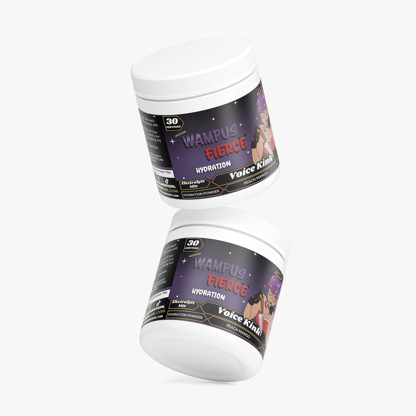 Wampus Fierce - Voice Kink Hydration Powder (Peach Mango)