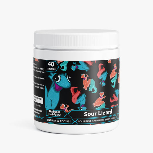 Sour Lizard - Focus Powder (SOUR Blue Raspberry Berry Punch)