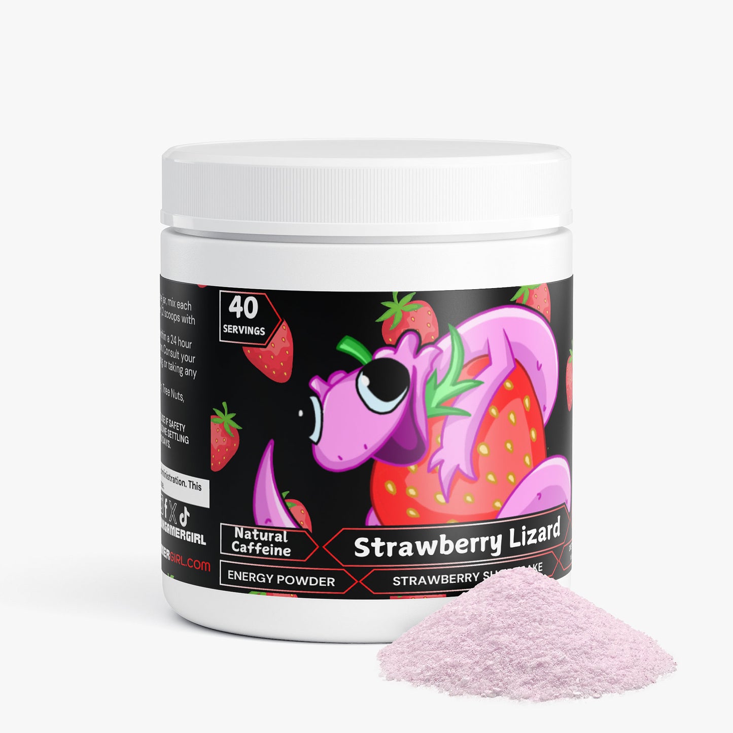 Strawberry Lizard - Energy Powder (Strawberry Shortcake)