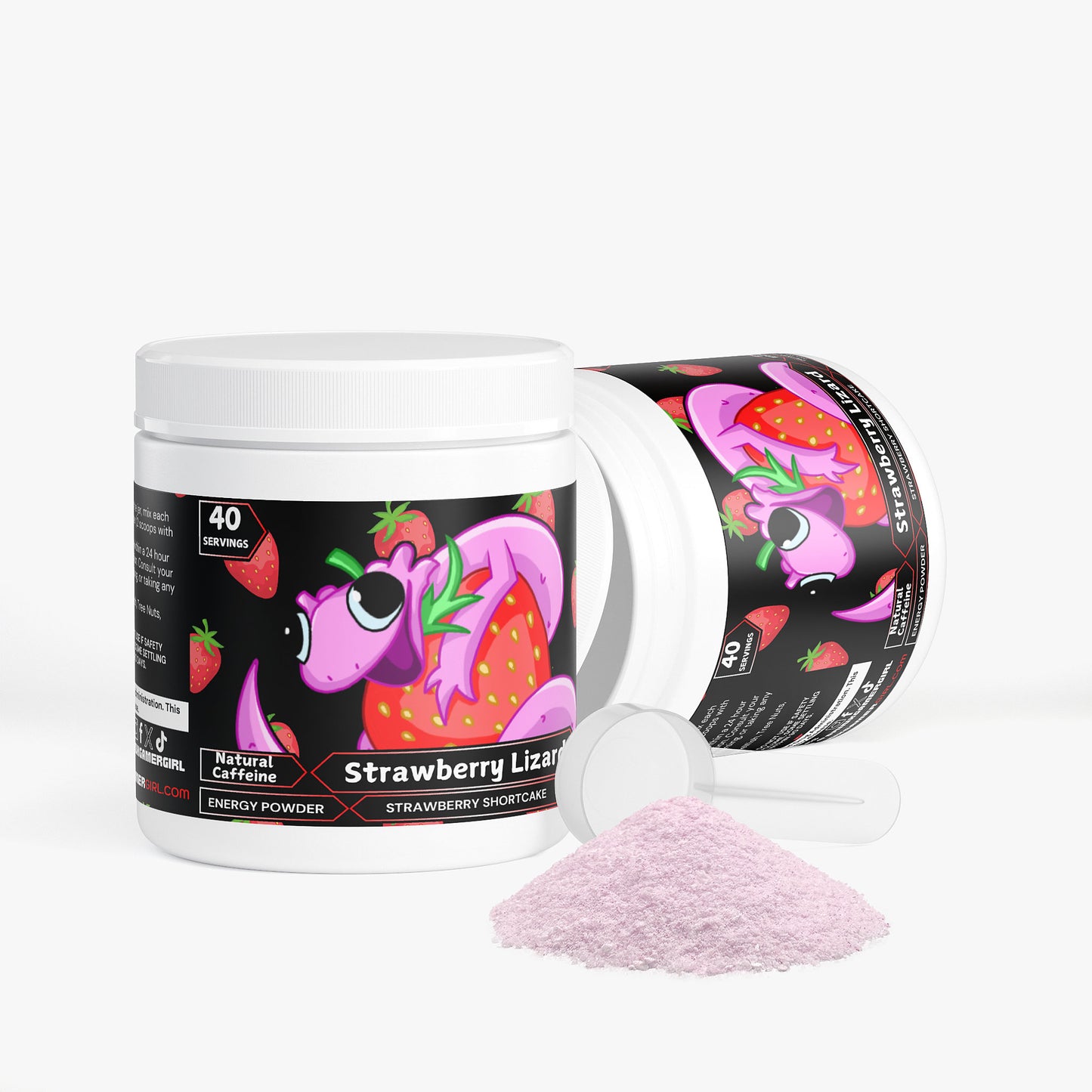 Strawberry Lizard - Energy Powder (Strawberry Shortcake)