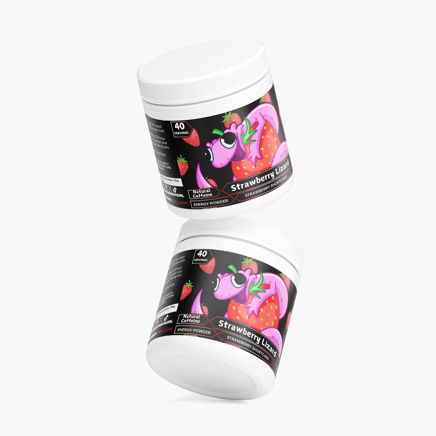 Strawberry Lizard - Energy Powder (Strawberry Shortcake)
