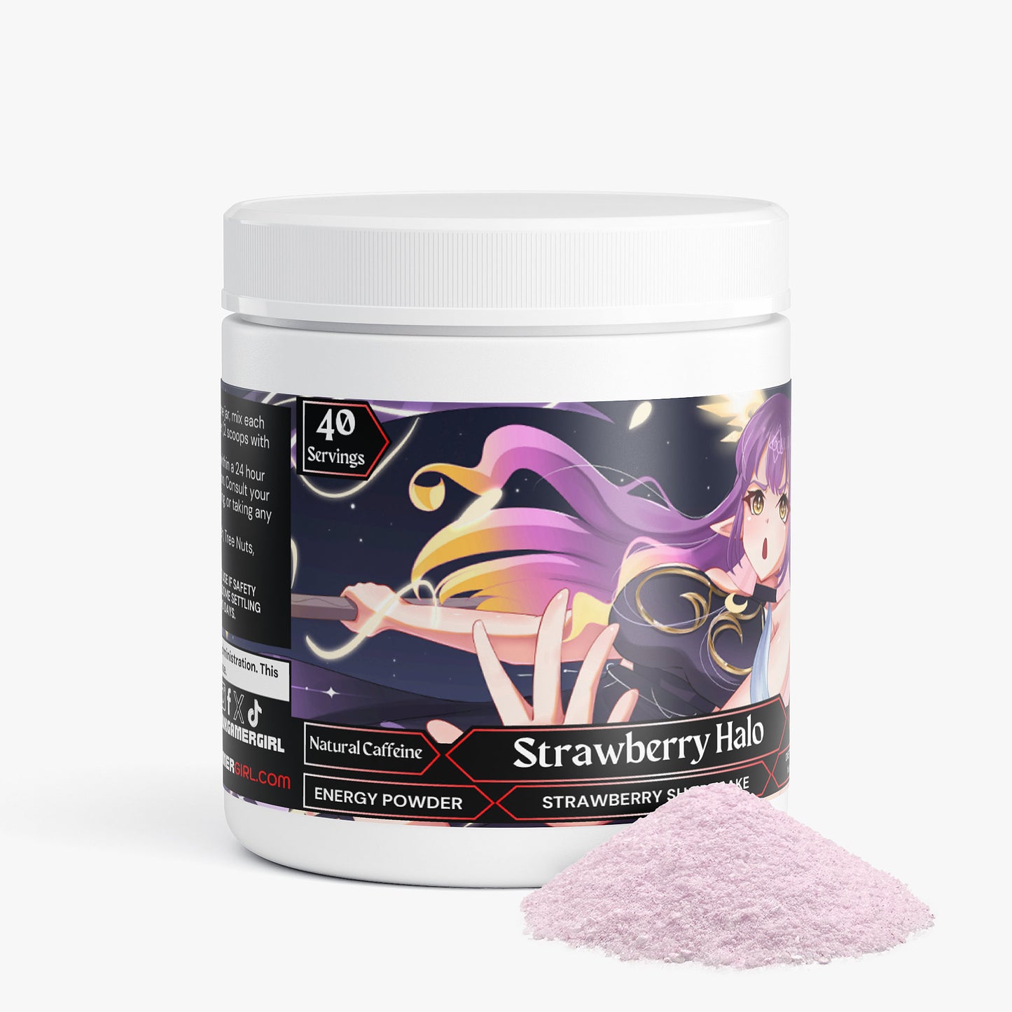 Aika Amanai - Strawberry Halo Energy Powder (Strawberry Shortcake)