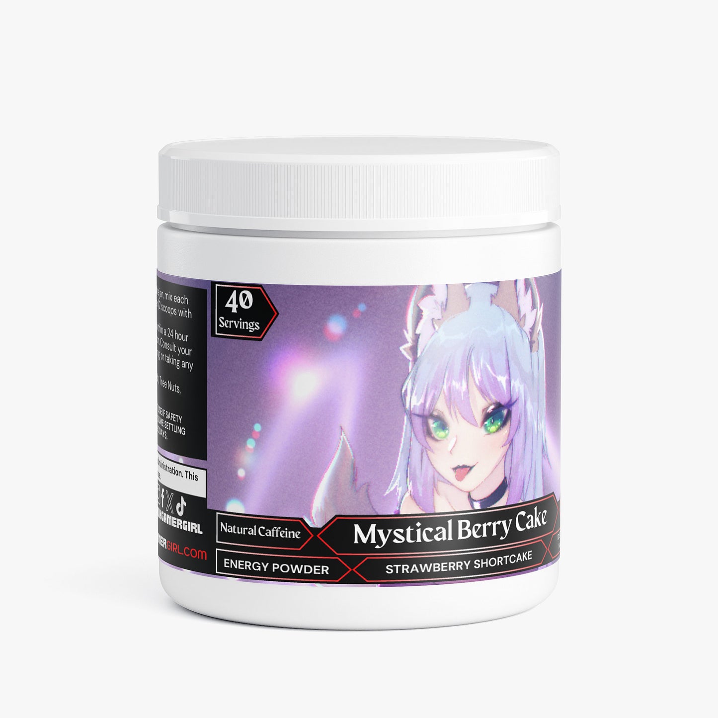 MysticalRai - Mystical Berry Cake Energy Powder (Strawberry Shortcake)