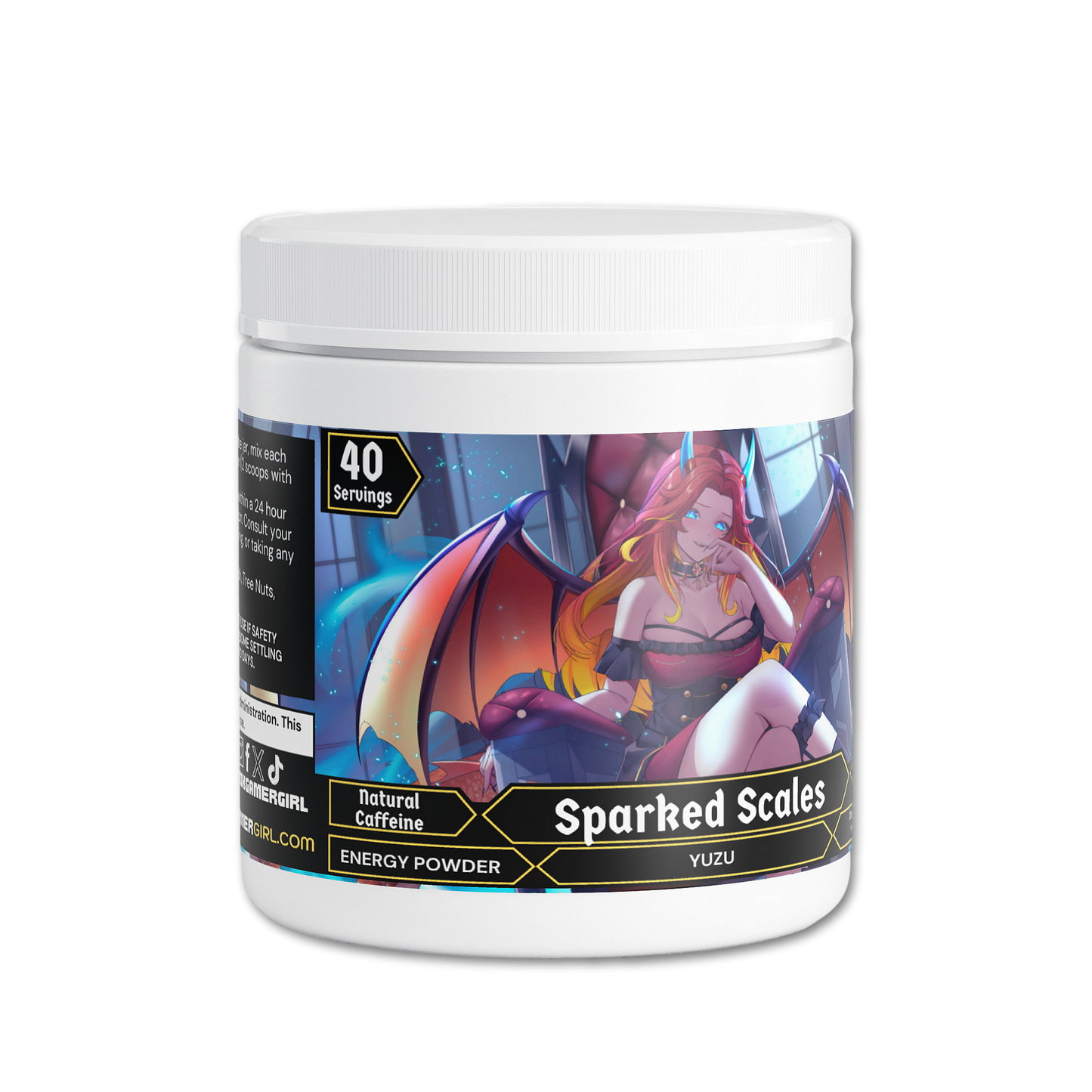 Mezil Justice - Sparked Scales Energy Powder (Yuzu Flavor)
