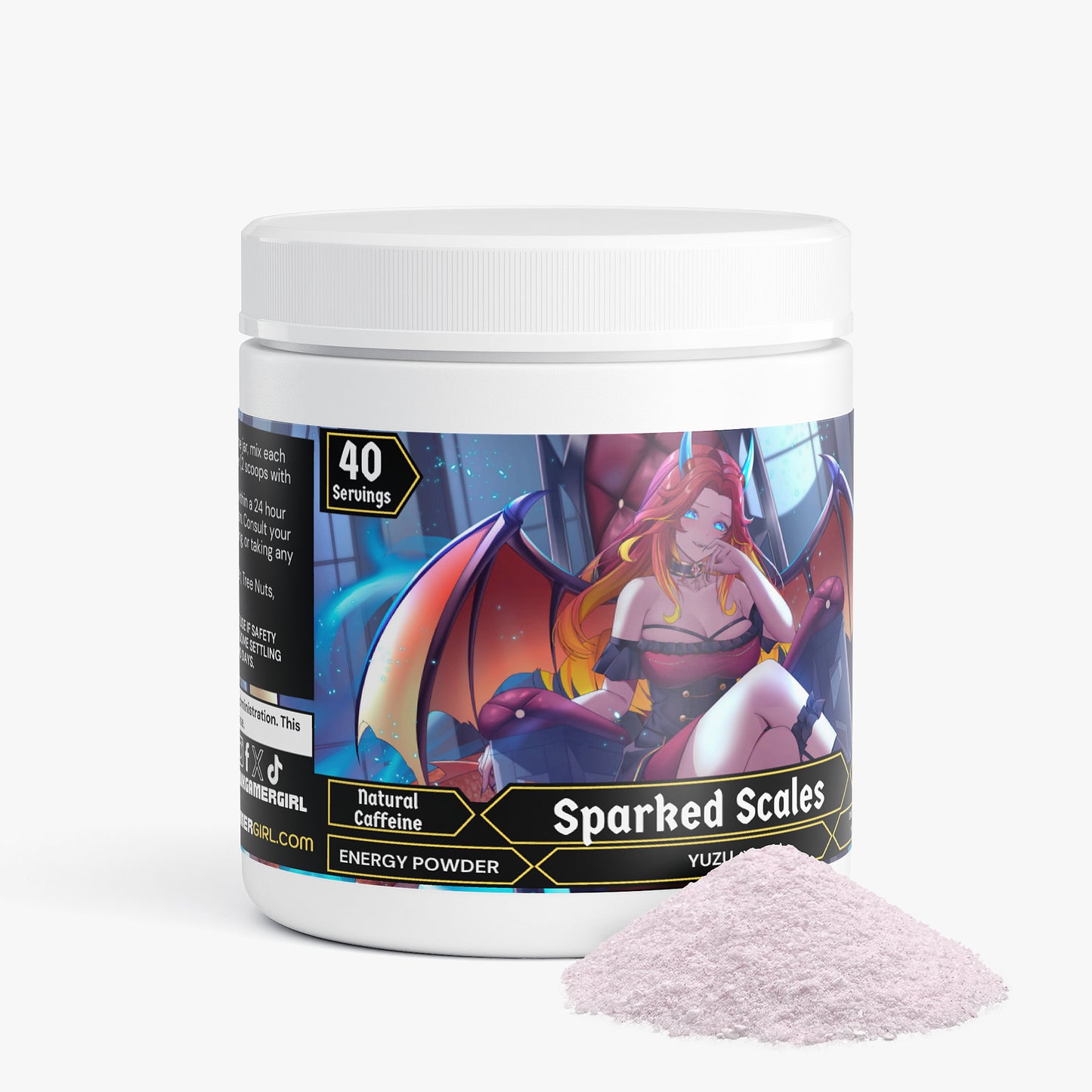 Mezil Justice - Sparked Scales Energy Powder (Yuzu Flavor)