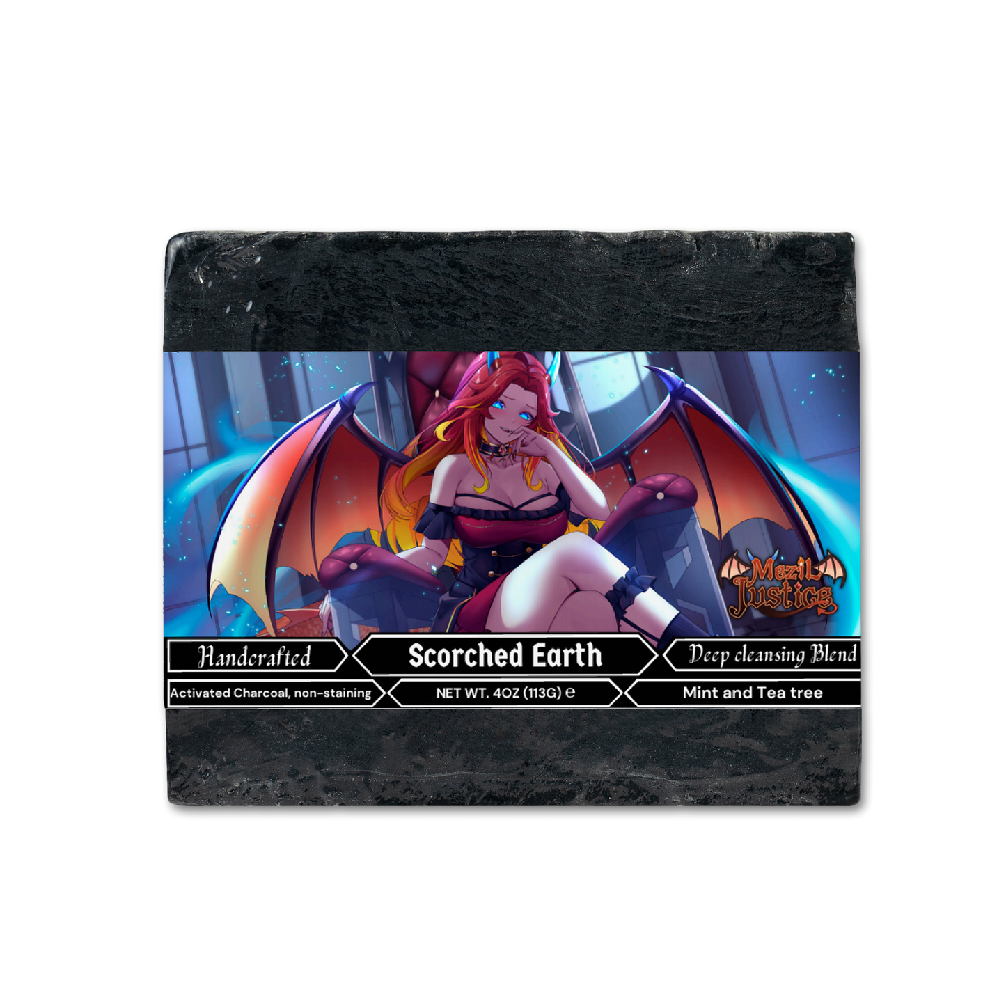 Mezil Justice - Scorched Earth Charcoal Soap