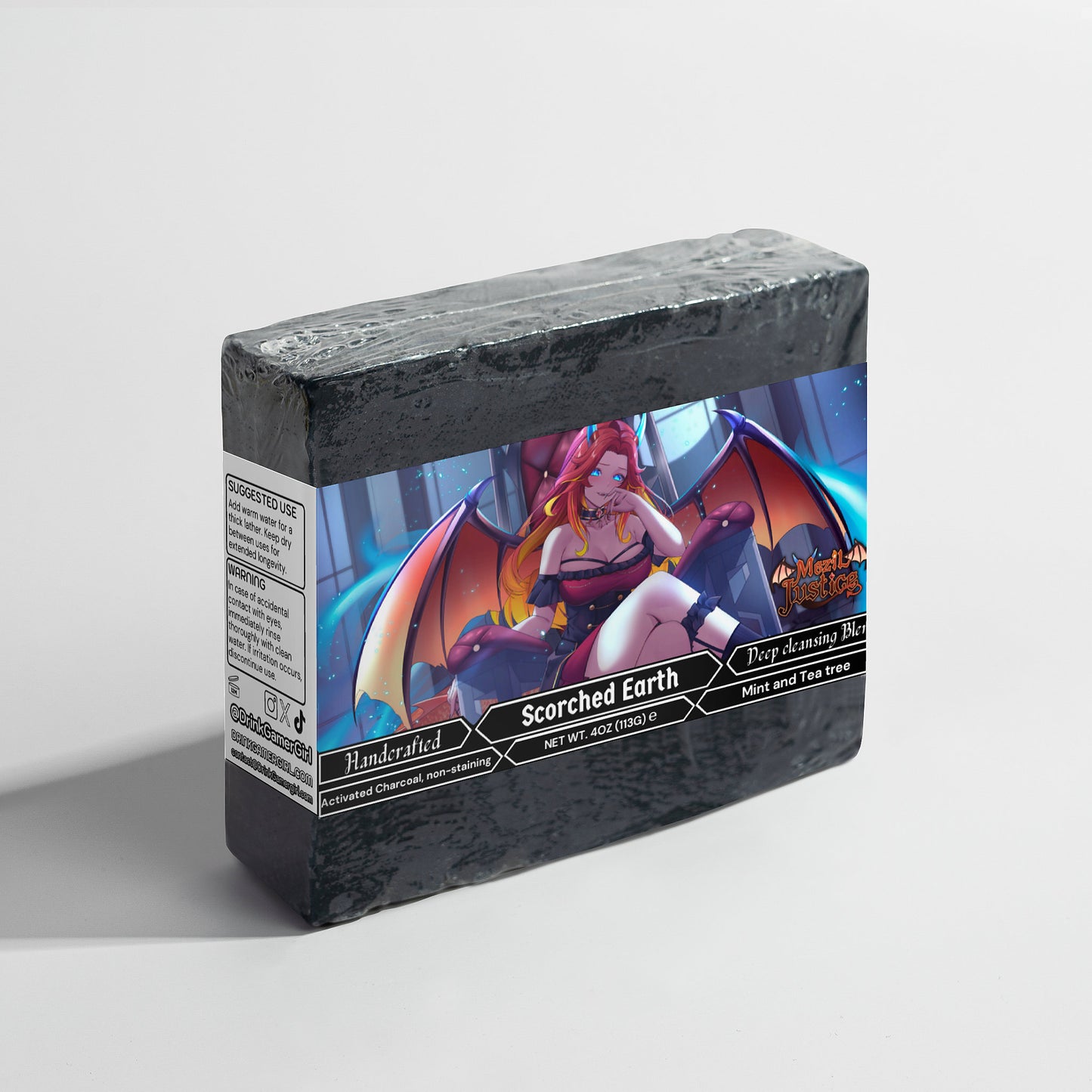 Mezil Justice - Scorched Earth Charcoal Soap