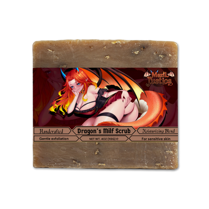 Mezil Justice - Dragon's Milf Scrub Oat Milk Honey Soap